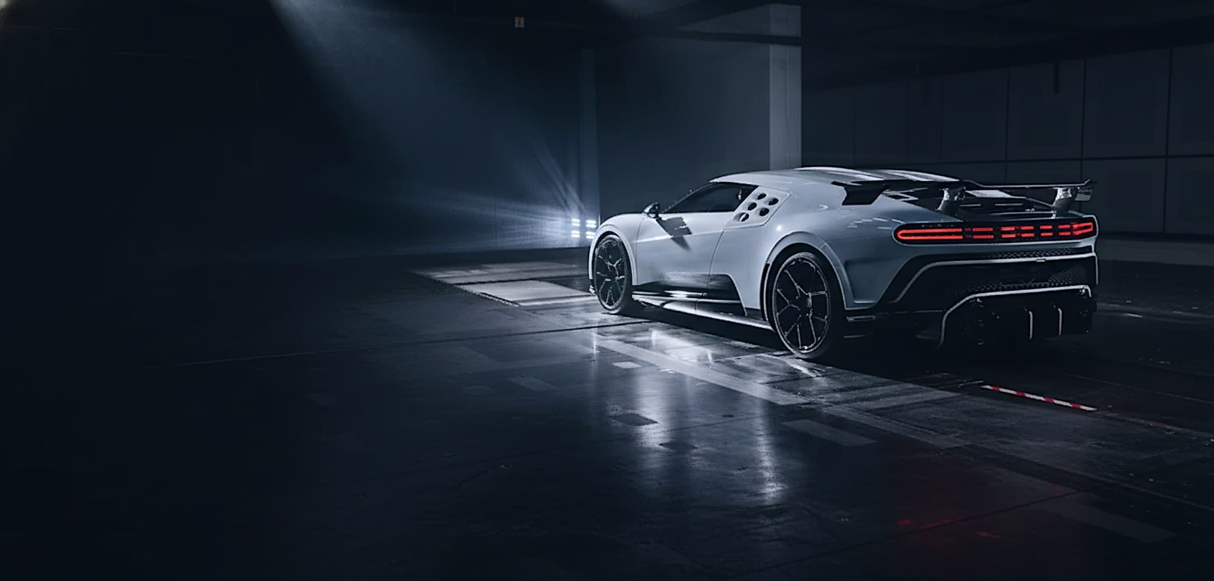 Bugatti Centodieci — EB110-tribute coachbuilt hypercar hero photograph