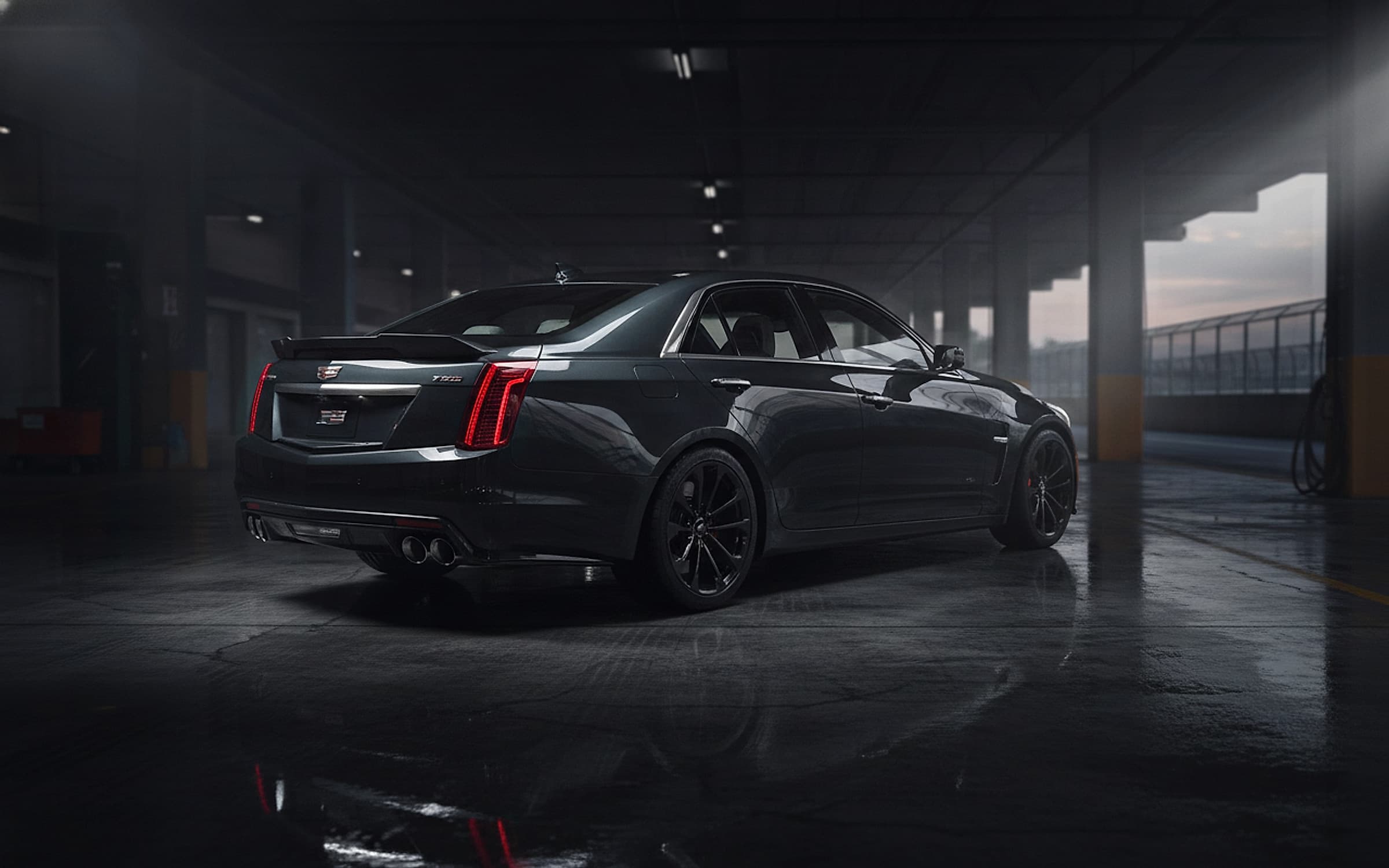 Cadillac CTS-V — Performance sport sedan hero photograph