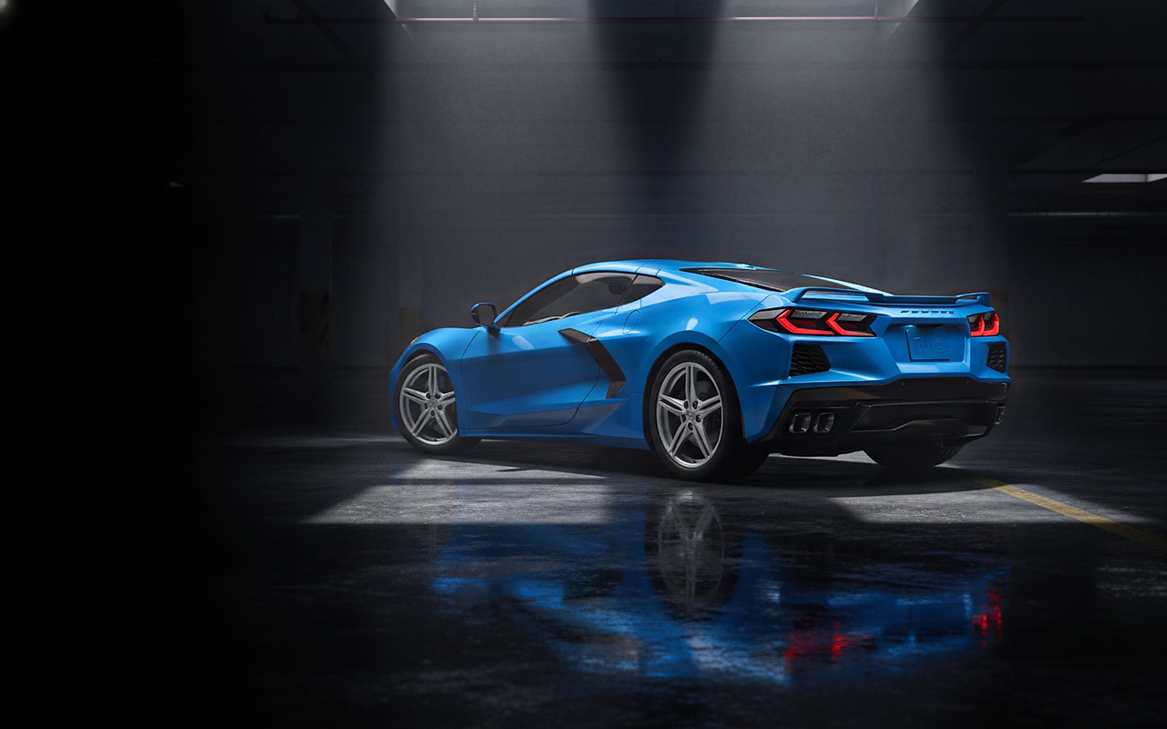 Corvette Stingray — Mid-engine sports coupe + convertible hero photograph