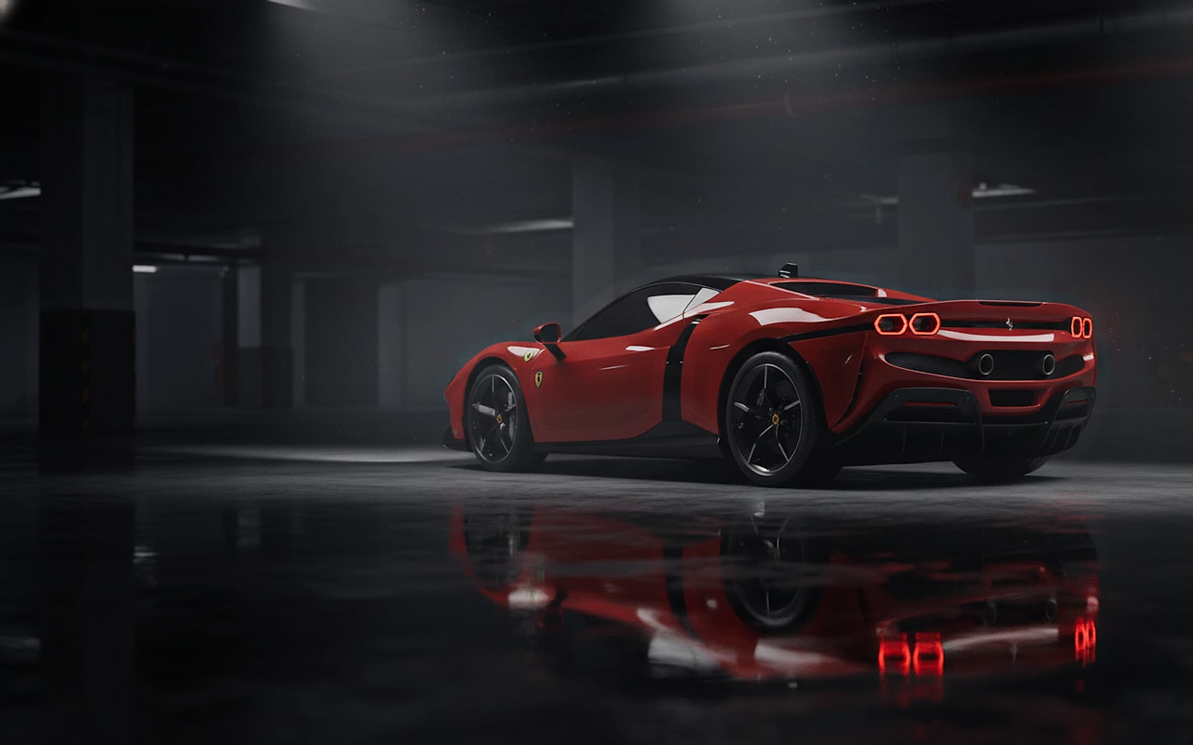Ferrari 849 Testarossa — Mid-engine plug-in hybrid hero photograph