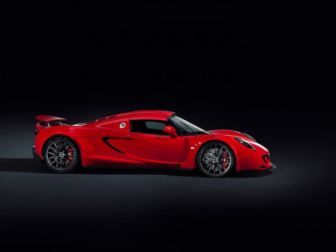 Hennessey Venom GT — Lotus Exige-based hypercar hero photograph