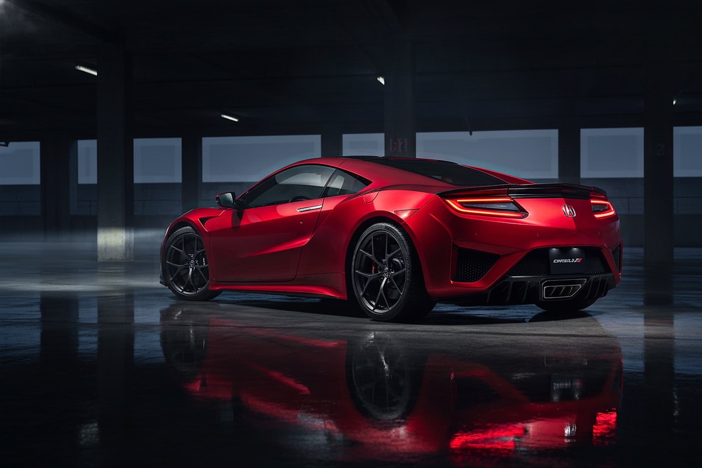 Honda NSX — Mid-engine hybrid supercar hero photograph