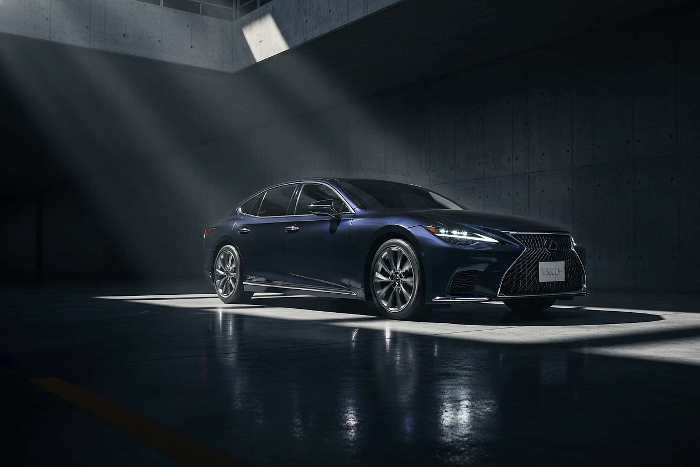 Lexus LS — Full-size luxury sedan hero photograph