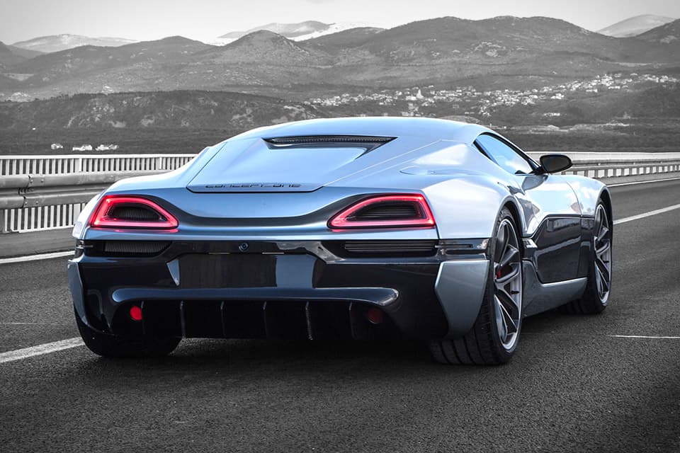 Rimac Concept_One — Electric hypercar hero photograph