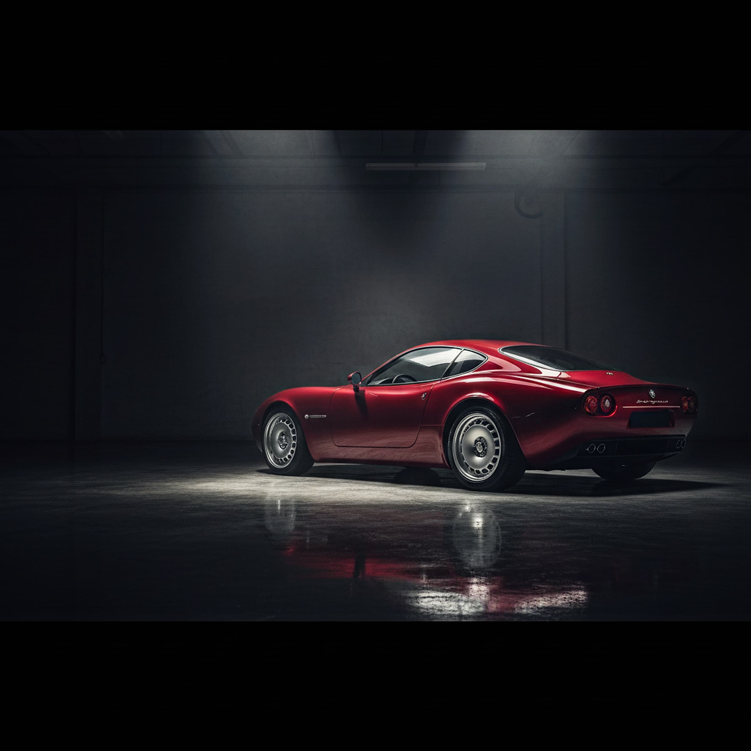 Touring Superleggera Disco Volante — Front-engine coachbuilt coupe + spider hero photograph