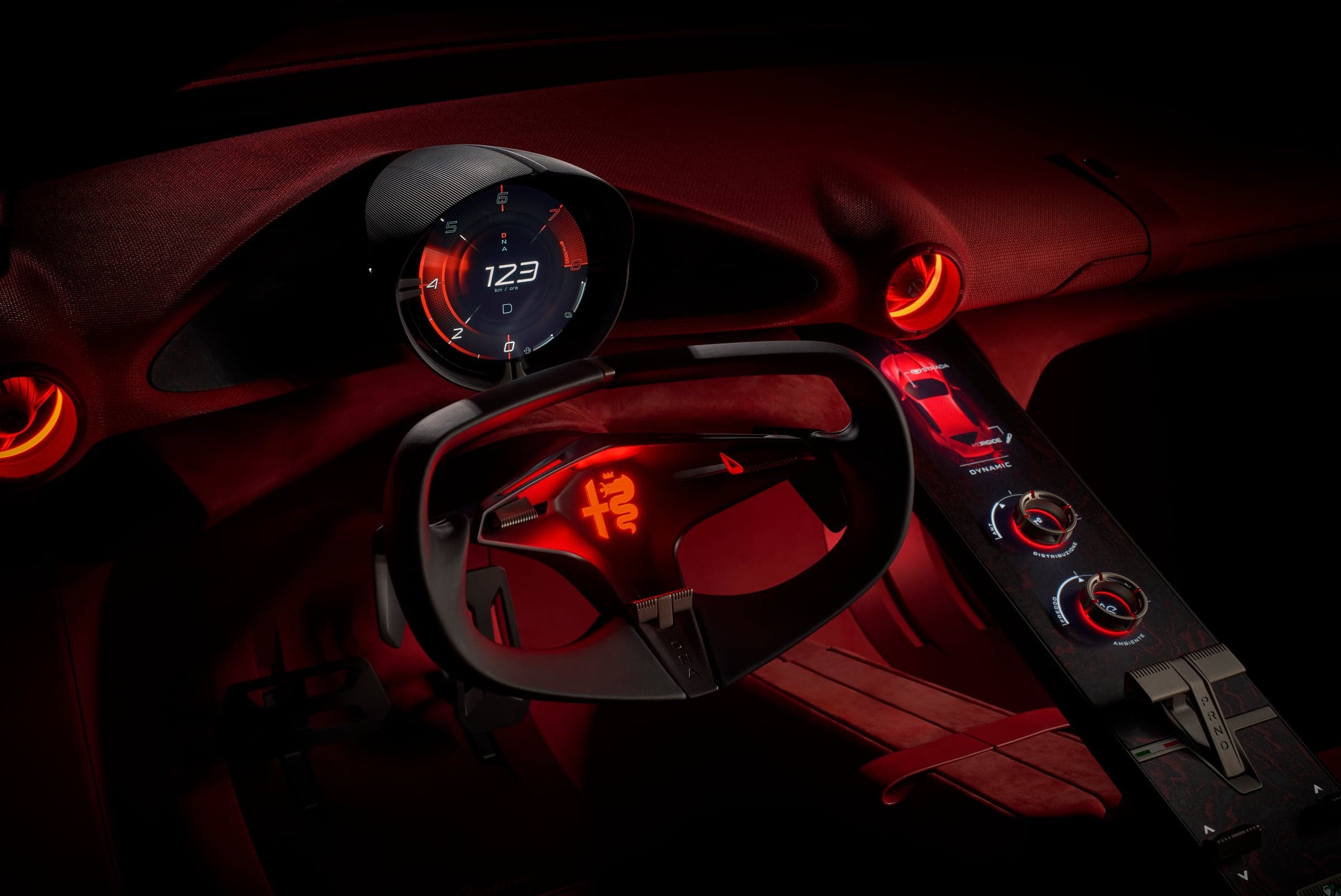 Alfa Romeo Cuorerosso: a 2+2 coupe concept that sets out every future Alfa, photo 10 of 12