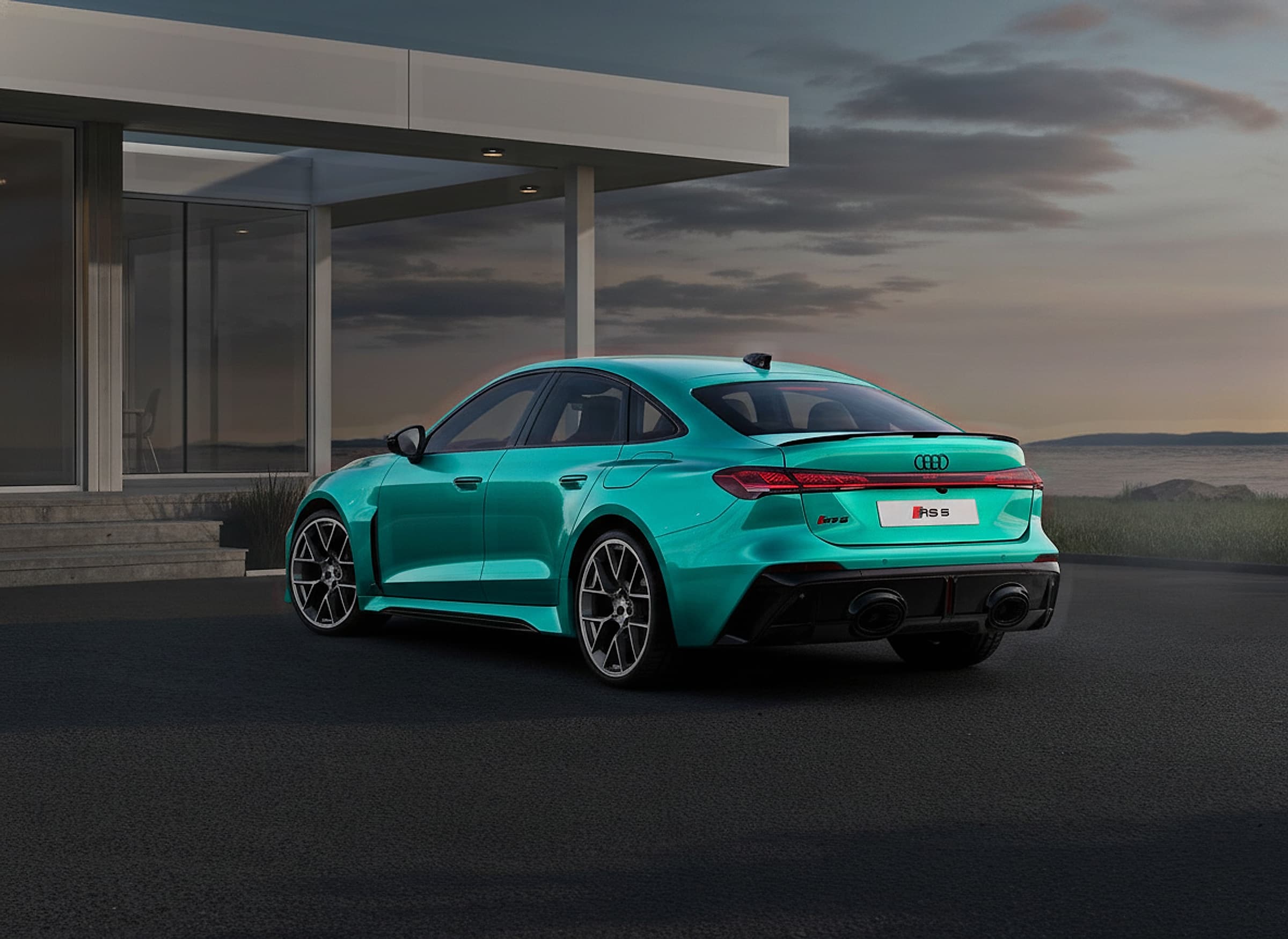 Audi A5 — Mid-size fastback sedan hero photograph