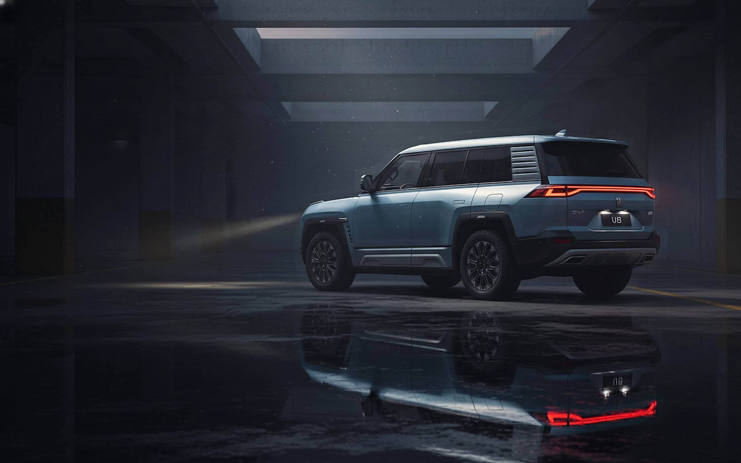 BYD Yangwang U8 — Luxury performance PHEV SUV hero photograph