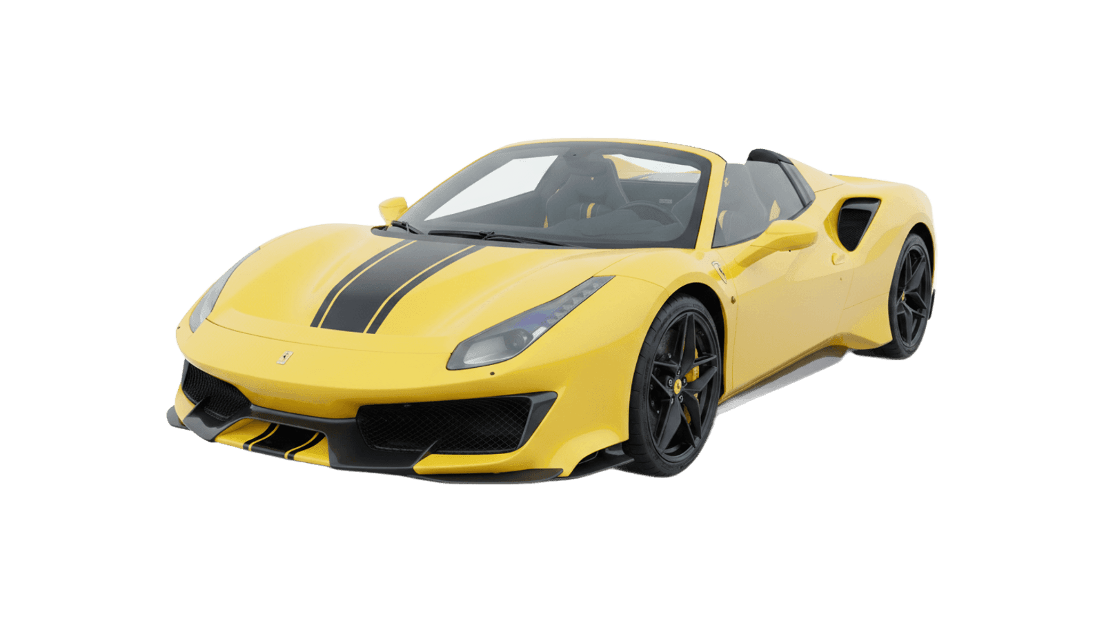 488 Pista Spider hero render